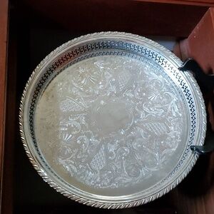 Vintage Silver-Plate Tray by ONEIDA